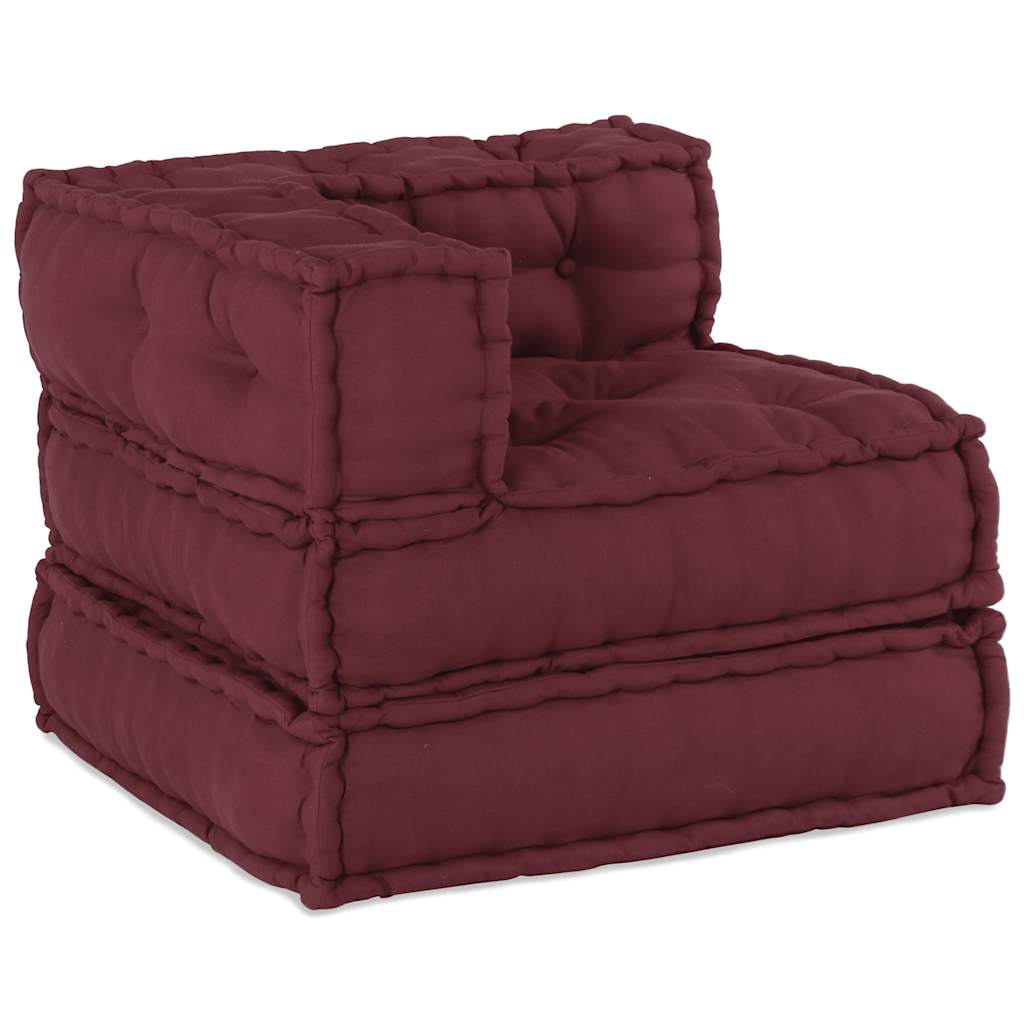 Divano Componibile Marrone Rossiccio 70x70x54 in Tessuto | homemem39