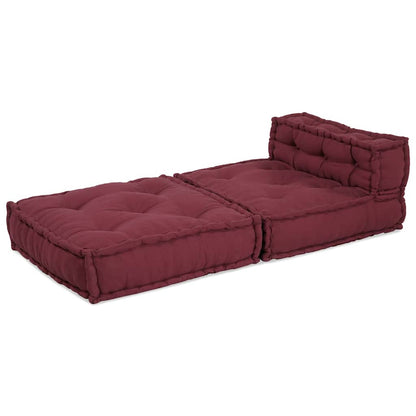 Divano Componibile Marrone Rossiccio 70x70x54 in Tessuto | homemem39
