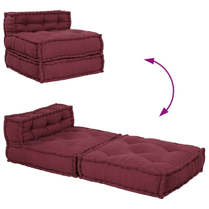 Divano Componibile Marrone Rossiccio 70x70x54 in Tessuto | homemem39