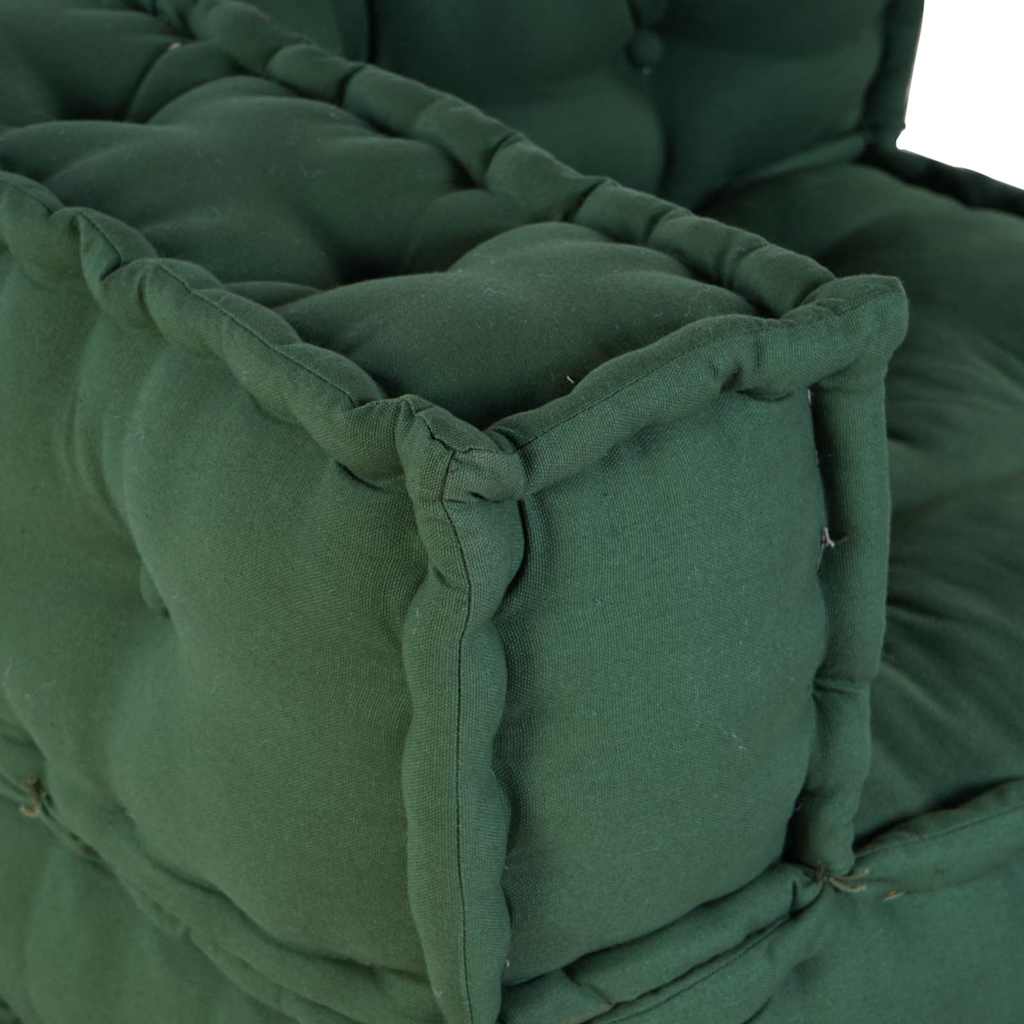 Divano Componibile Verde 70x70x54 in Tessuto