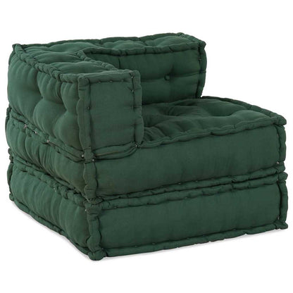Divano Componibile Verde 70x70x54 in Tessuto | homemem39