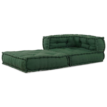 Divano Componibile Verde 70x70x54 in Tessuto | homemem39