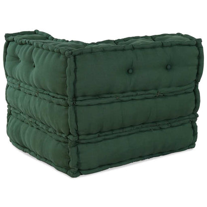 Divano Componibile Verde 70x70x54 in Tessuto | homemem39