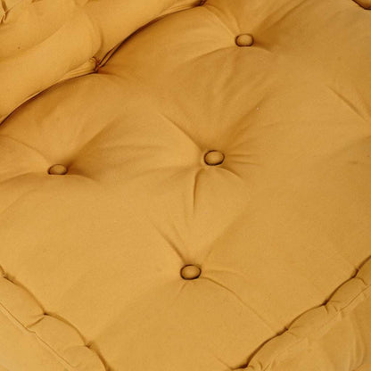 Divano Componibile Giallo 70x70x54 in Tessuto | homemem39