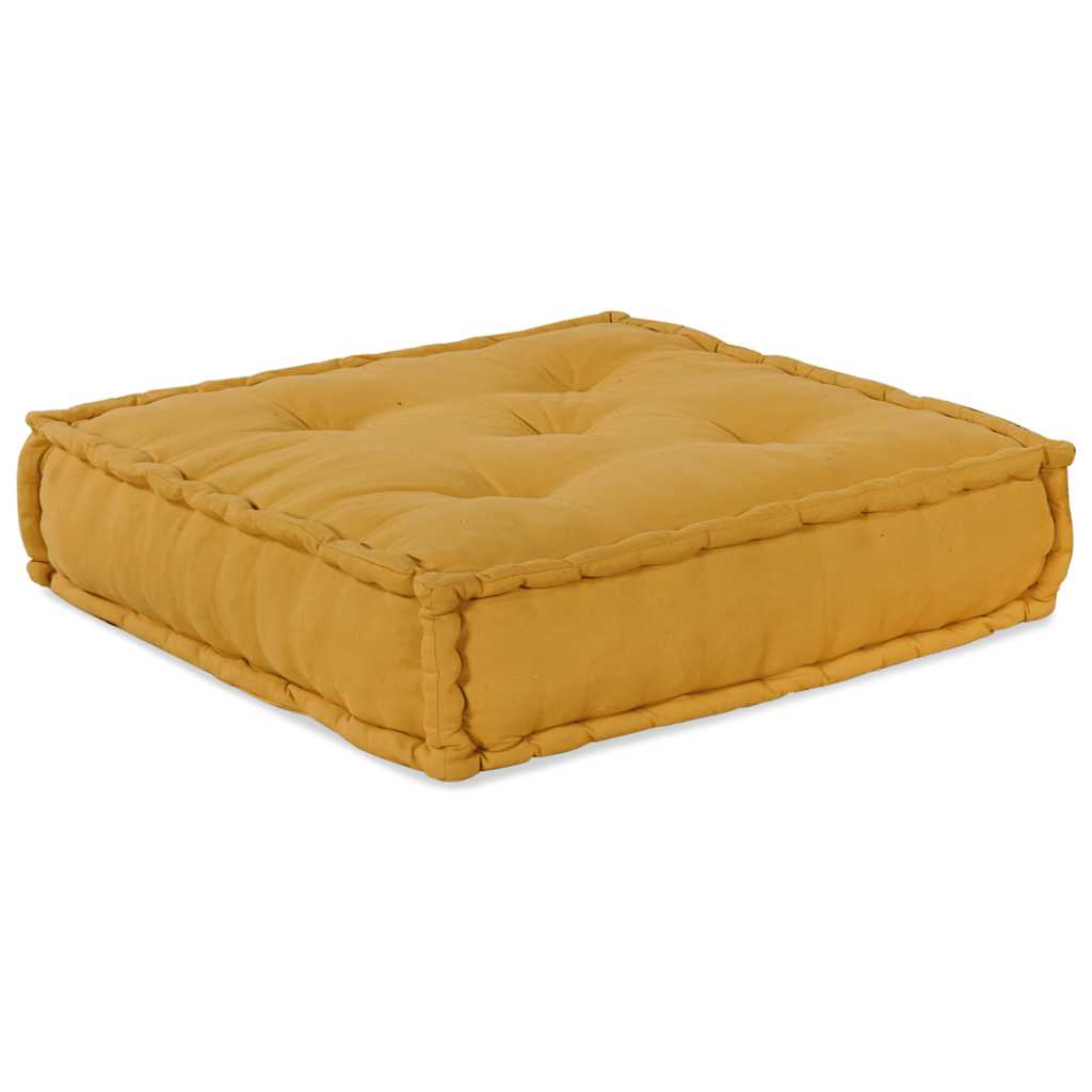 Divano Componibile Giallo 70x70x36 in Tessuto | homemem39