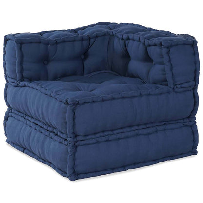 Unità di Divano Modulare Indaco 70 x 70 x 56 cm Tessuto | homemem39