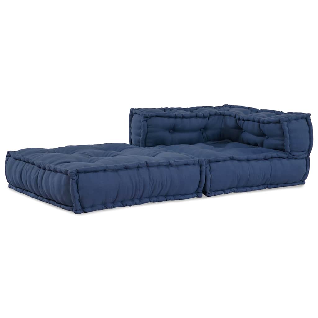 Unità di Divano Modulare Indaco 70 x 70 x 56 cm Tessuto | homemem39