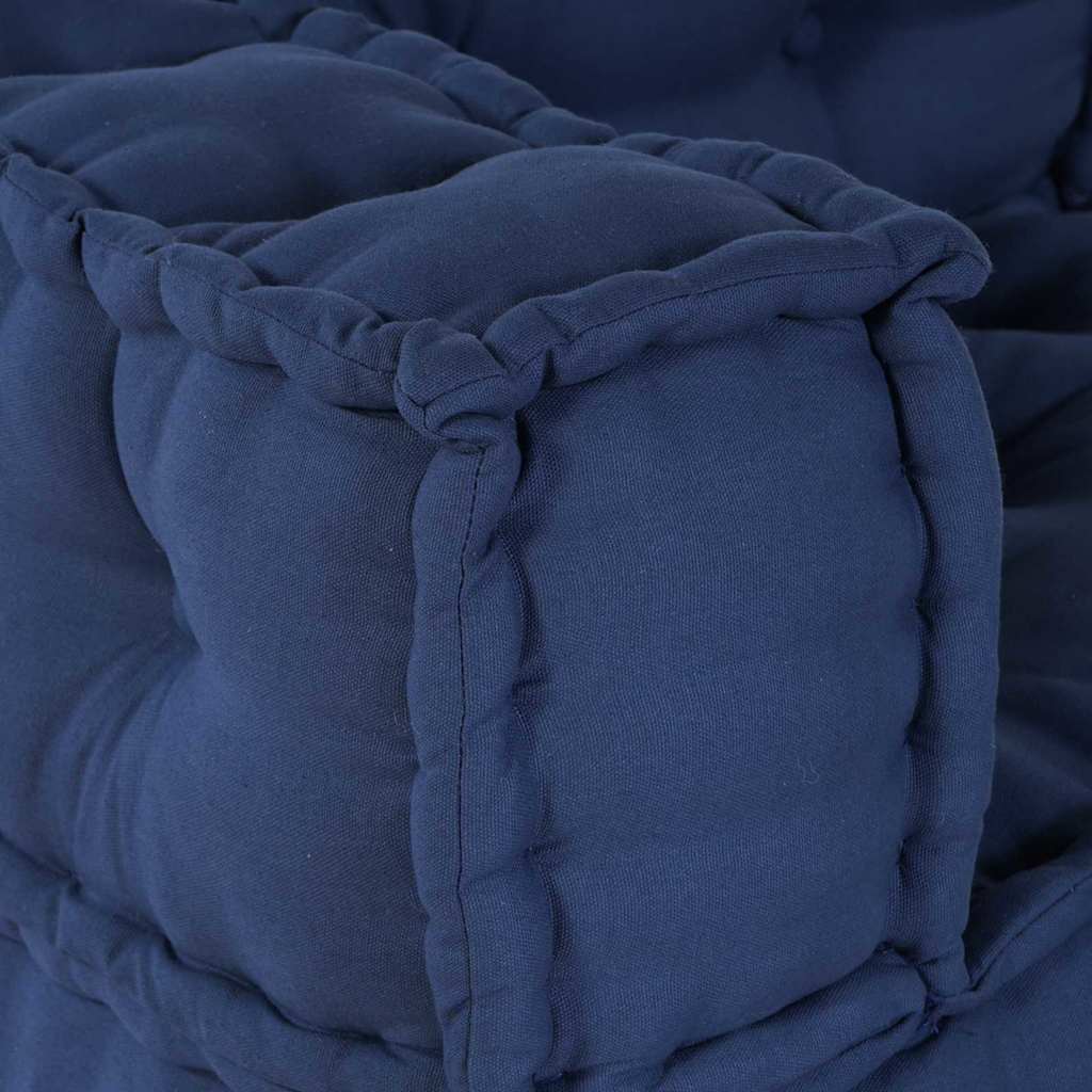 Unità di Divano Modulare 3 pcs Indaco 140 x 70 x 36 cm Tessuto | homemem39