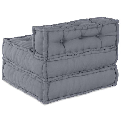 Unità di Divano Modulare Grigio 70 x 70 x 56 cm Tessuto | homemem39