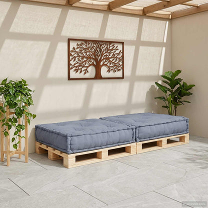 Unità di Divano Modulare Grigio 70 x 70 x 36 cm Tessuto | homemem39