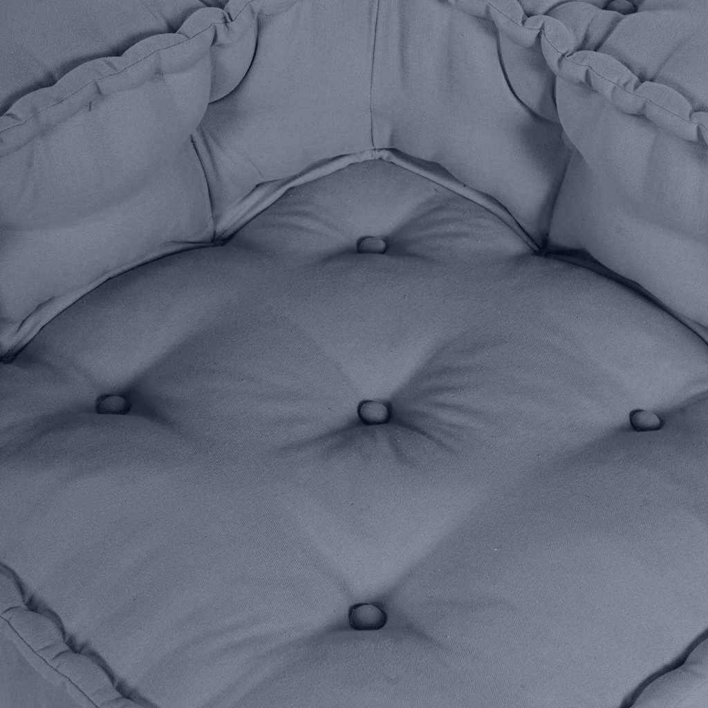 Unità di Divano Modulare 3 pcs Grigio 140 x 70 x 36 cm Tessuto | homemem39