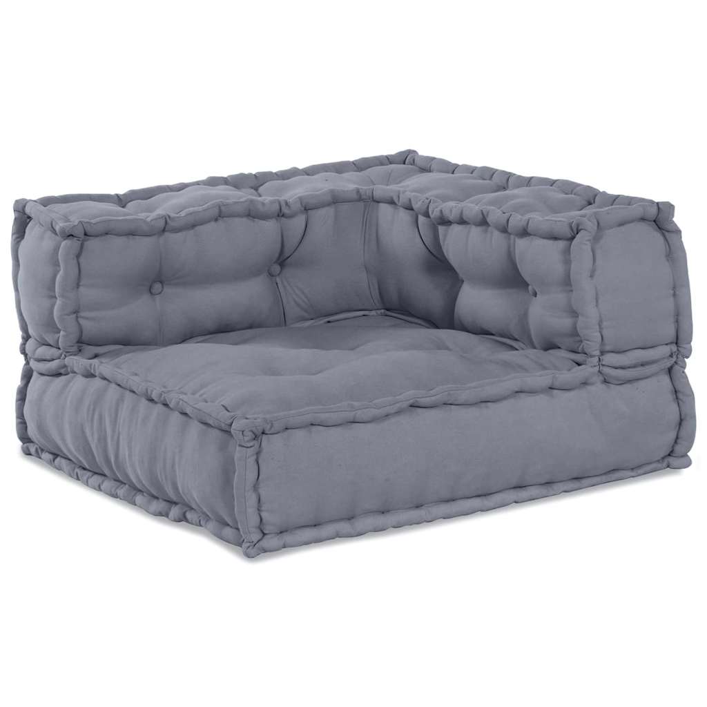 Unità di Divano Modulare 3 pcs Grigio 140 x 70 x 36 cm Tessuto | homemem39
