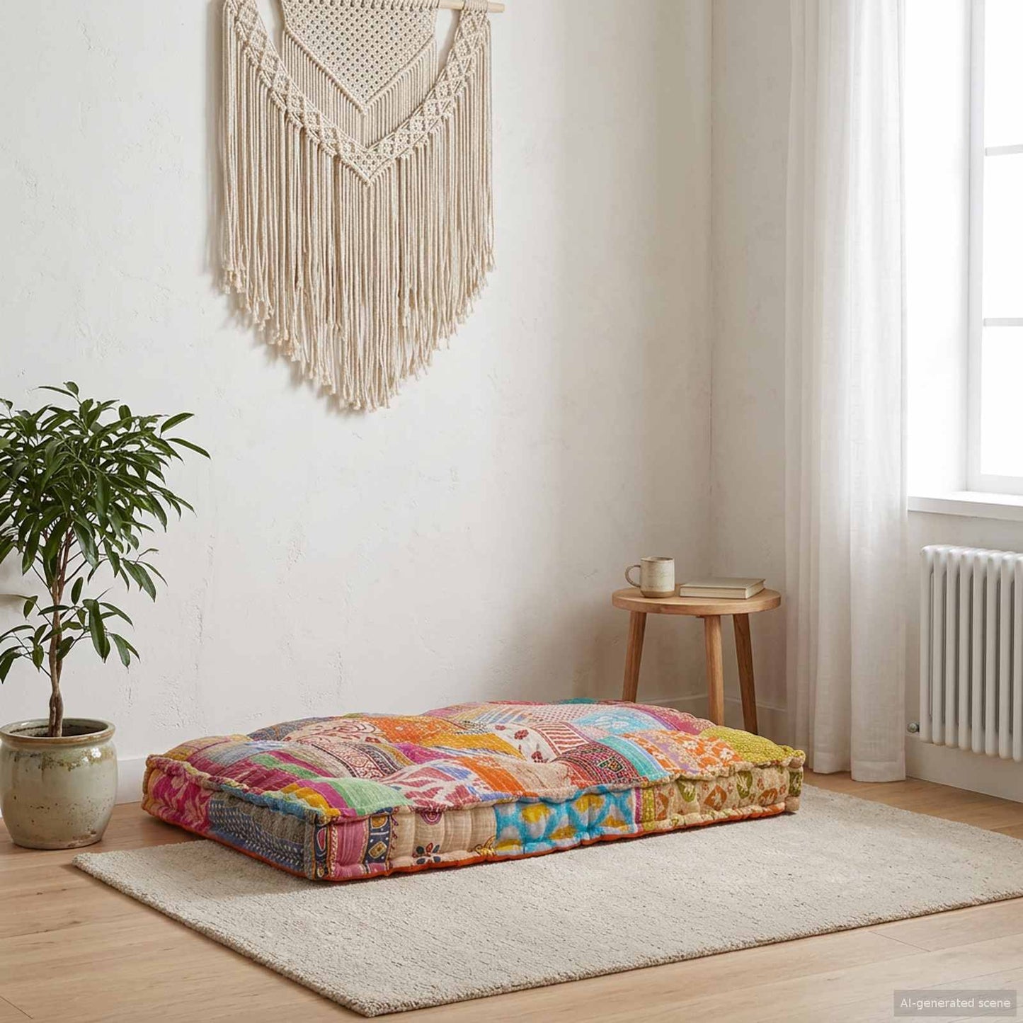 Cuscino per Divano Pallet Multicolore 120 x 80 x 12 cm Tessuto | homemem39