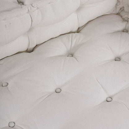 Cuscino per Divano Pallet 3 pcs Crema 120 x 80 x 34 cm Tessuto | homemem39