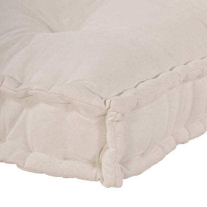 Cuscino per Divano Pallet Crema 120 x 80 x 12 cm Tessuto | homemem39