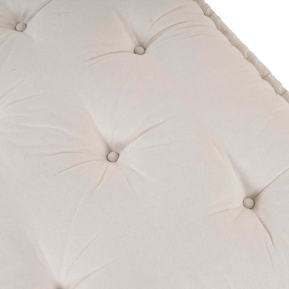 Cuscino per Divano Pallet Crema 120 x 80 x 12 cm Tessuto | homemem39