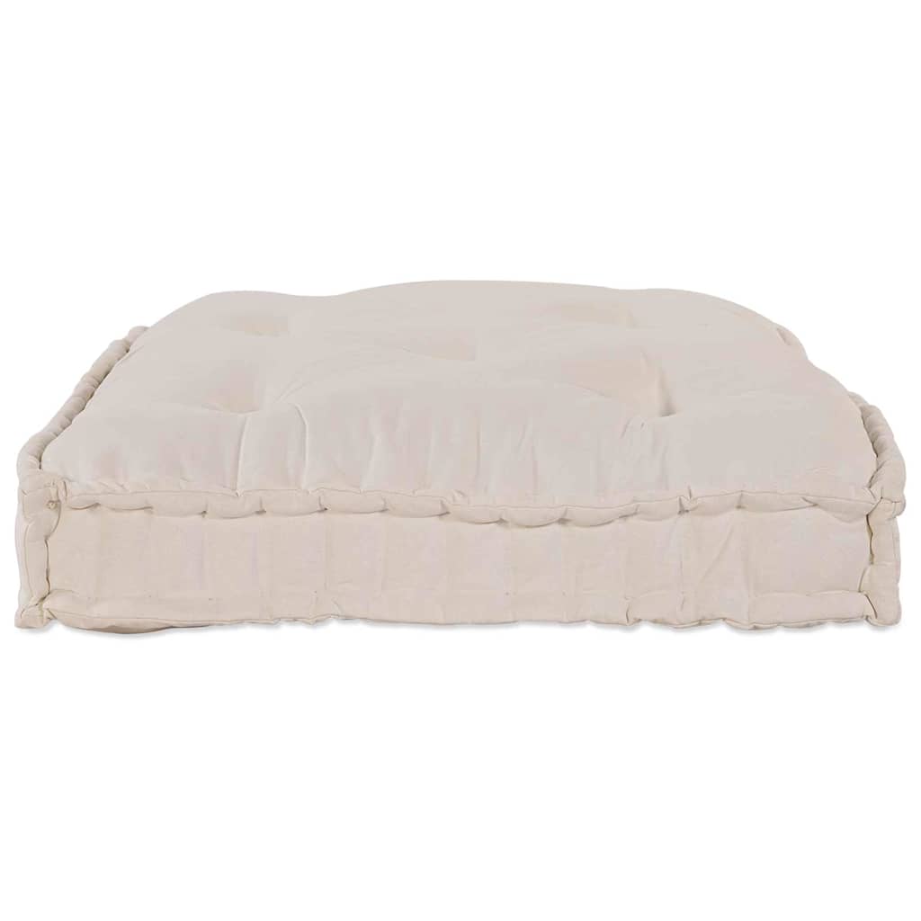 Cuscino per Divano Pallet Crema 120 x 80 x 12 cm Tessuto | homemem39