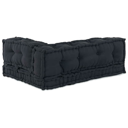 Cuscino per Divano Pallet 3 pcs Antracite 120 x 80 x 38 cm | homemem39