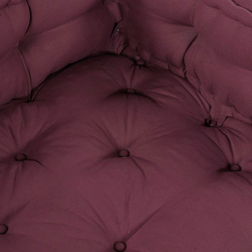 Cuscino per Divano Pallet 3 pcs Bordeaux 120 x 80 x 38 cm | homemem39