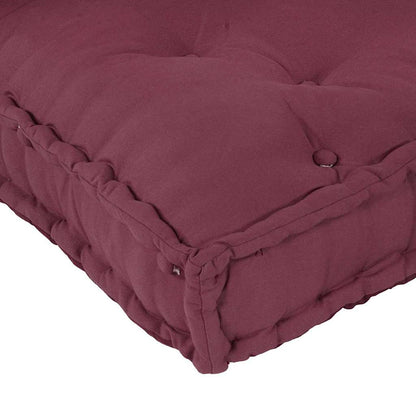 Cuscino per Divano Pallet 3 pcs Bordeaux 120 x 80 x 38 cm | homemem39