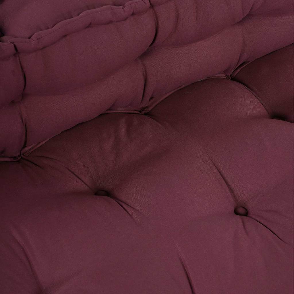 Cuscino per Divano Pallet 2 pcs Bordeaux 120 x 80 x 38 cm | homemem39