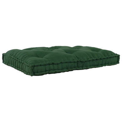 Cuscino per Divano Pallet Verde 120 x 80 x 12 cm Tessuto | homemem39