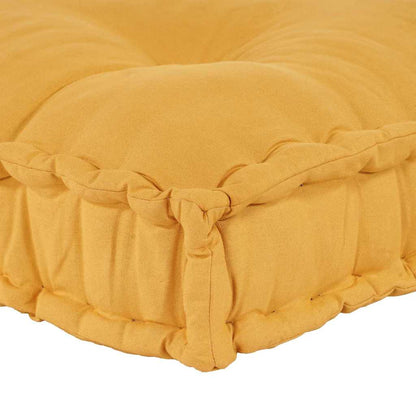 Cuscino per Divano Pallet Giallo 120 x 80 x 12 cm Tessuto | homemem39