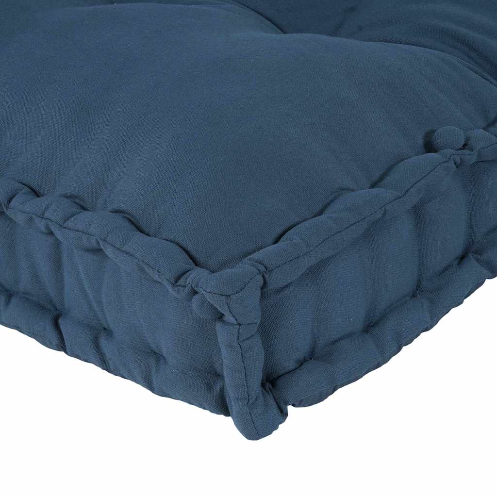 Cuscino per Divano Pallet 3 pcs Indaco 120 x 80 x 38 cm Tessuto | homemem39