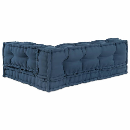 Cuscino per Divano Pallet 3 pcs Indaco 120 x 80 x 38 cm Tessuto | homemem39