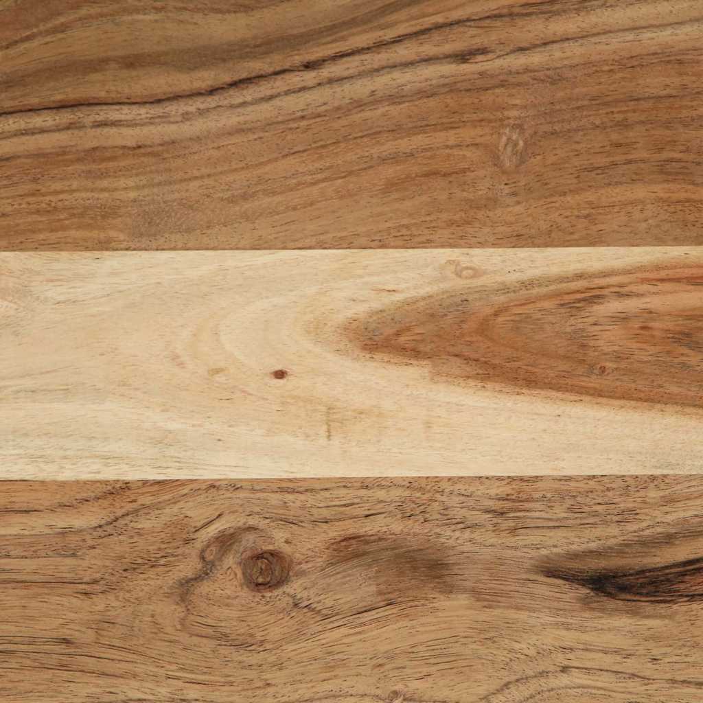 Tavolino da Salotto 70x50x38 cm Legno Massello di Acacia