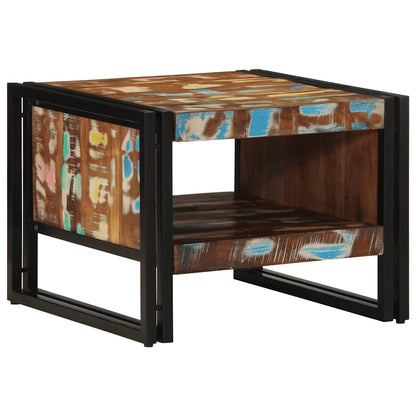 Tavolino Salotto Multicolore 50x50x38cm Legno Massello Recupero | homemem39