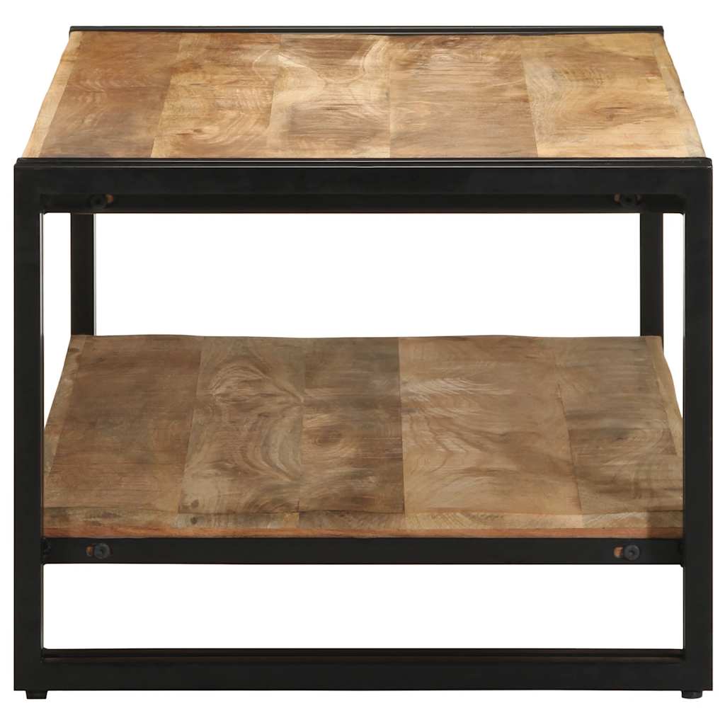 Tavolino da Salotto 90x50x38 cm Legno Massello di Mango Grezzo | homemem39