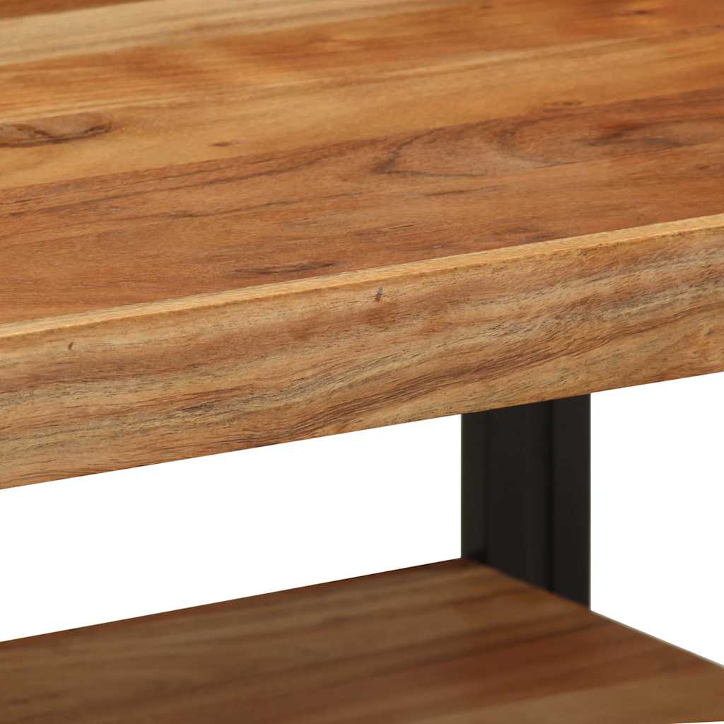 Tavolino da Salotto 70x50x38 cm Legno Massello di Acacia | homemem39