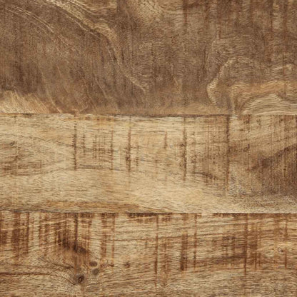 Tavolino da Salotto 50x50x38 cm Legno Massello di Mango Grezzo | homemem39
