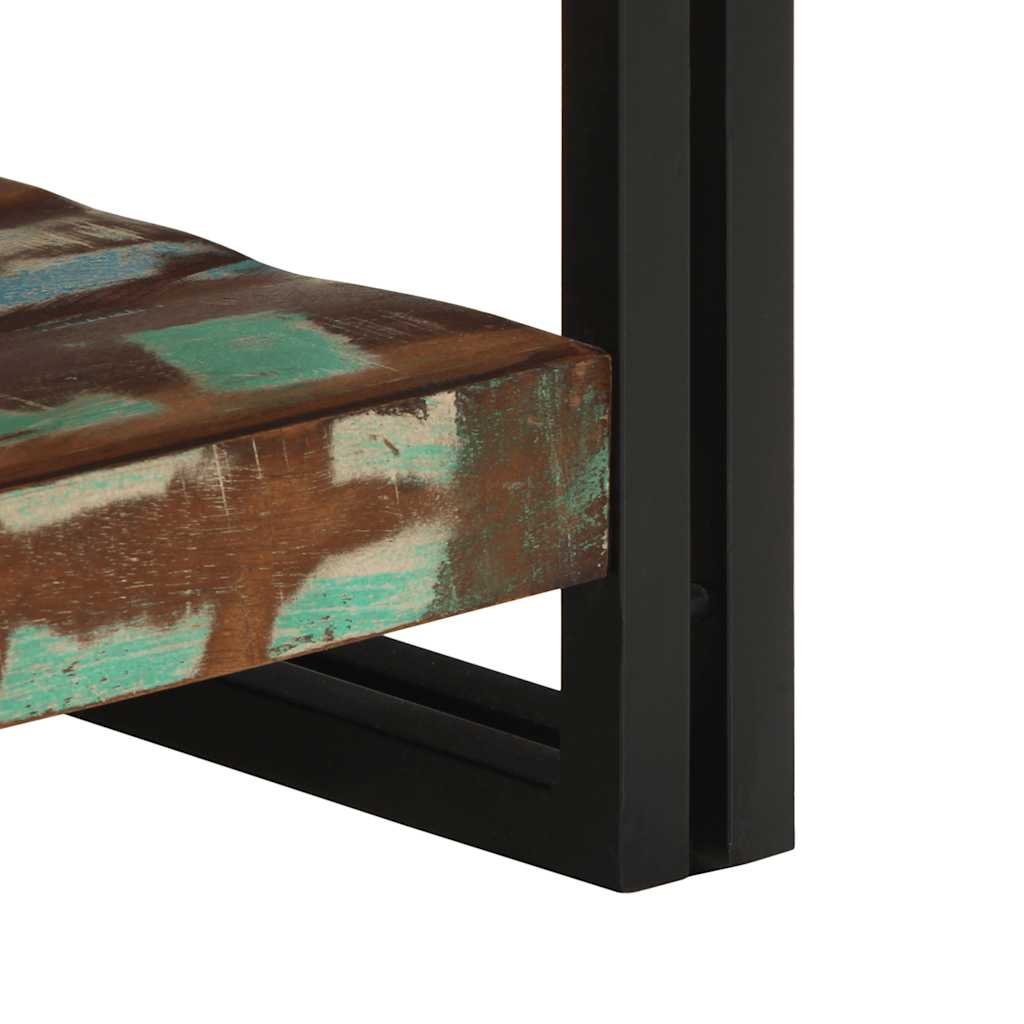 Tavolino Salotto Multicolore 50x50x38cm Legno Massello Recupero