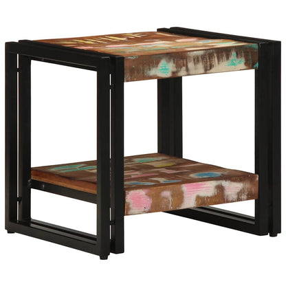 Tavolino da salotto 40 x 40 x 38 cm Legno Recuperato Massello | homemem39