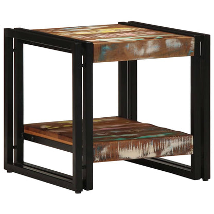 Tavolino da salotto 40 x 40 x 38 cm Legno Recuperato Massello | homemem39