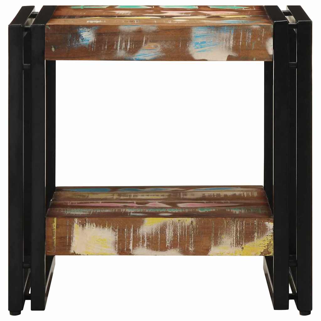 Tavolino da salotto 40 x 40 x 38 cm Legno Recuperato Massello | homemem39