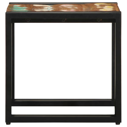 Tavolino da salotto 40 x 40 x 38 cm Legno Recuperato Massello | homemem39
