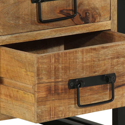 Armadio da Notte 40 x 35 x 50 cm legno massello di mango