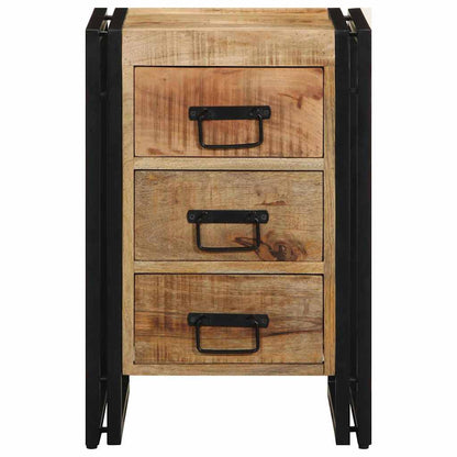 Armadio da Notte 40 x 35 x 50 cm legno massello di mango