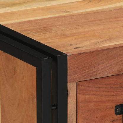 Armadio da Notte 40 x 40 x 59 cm legno massello di acacia