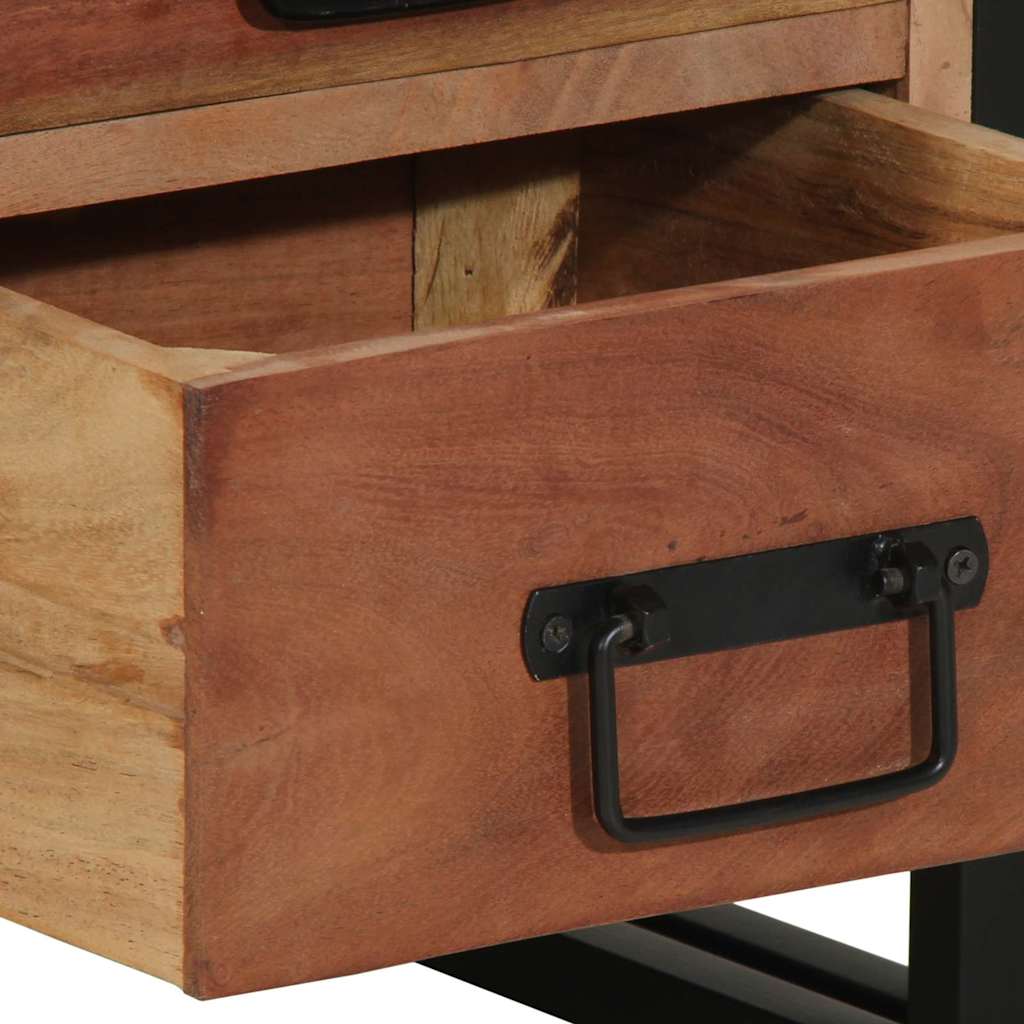 Armadio da Notte 40 x 40 x 59 cm legno massello di acacia