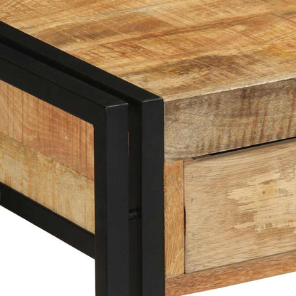 Tavolo consolle con cassetto Marrone Legno di mango massello | homemem39