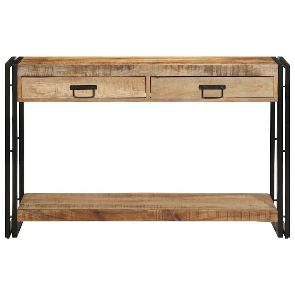 Tavolo consolle con cassetto Marrone Legno di mango massello | homemem39