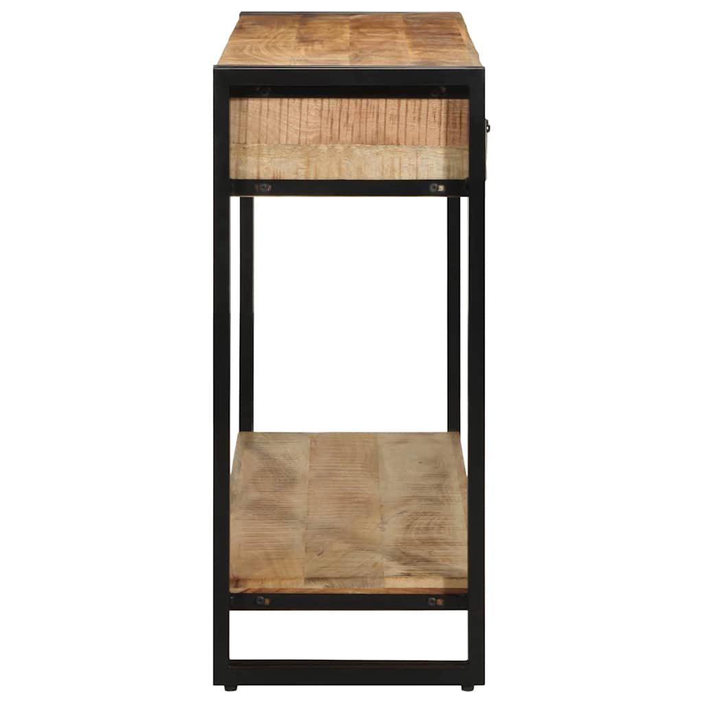 Tavolo consolle con cassetto Marrone Legno di mango massello | homemem39