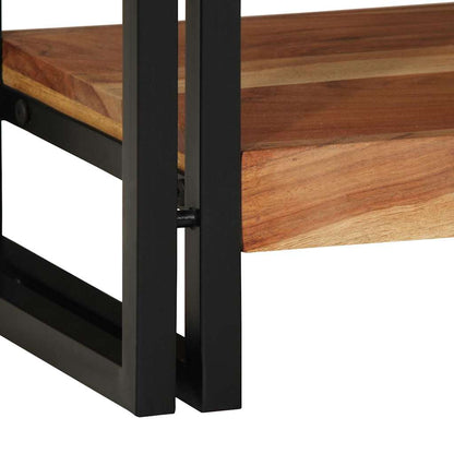 Tavolo consolle con cassetto Marrone legno massello di acacia - homemem39