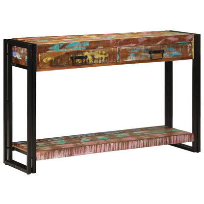 Tavolo consolle Multicolore legno massello di riciclo