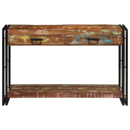 Tavolo consolle Multicolore legno massello di riciclo