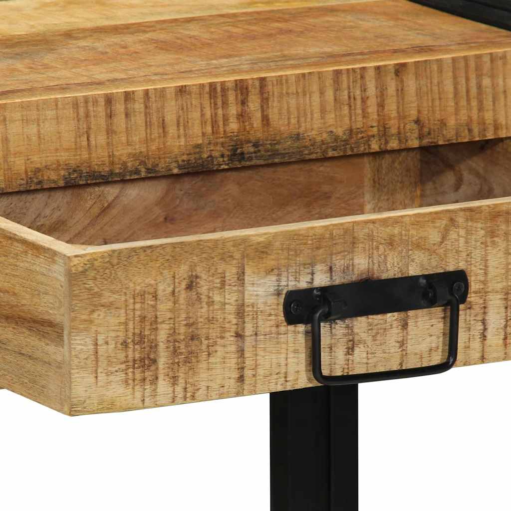 Tavolo consolle Marrone 90 x 33 x 75 cm Legno di mango massello | homemem39